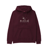 Find Your Balance Regular Hoodie – Bordo – ön görünüm