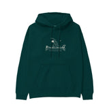 Find Your Balance Regular Hoodie – Koyu Yeşil – ön görünüm