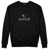 Find Your Balance Regular Sweatshirt – Siyah – ön görünüm