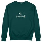 Find Your Balance Regular Sweatshirt – Koyu Yeşil – ön görünüm
