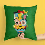 Bart Simpson Double Sided Throw Pillow Case 2 Pieces