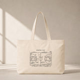 Basketball Court Club Tote Bag