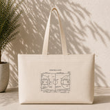 Basketball Court Weekend Tote Bag