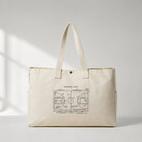 Basketball Court Daily Tote Bag