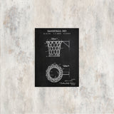 Basketball Net Chalkboard Kanvas Tablo