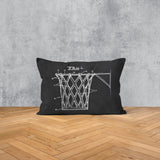 Basketball Net Chalkboard Double Sided Pillow Case