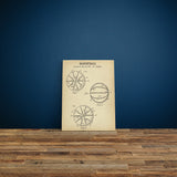 Basketball Vintage - Basketbol Topu Kanvas Tablo