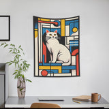 Bauhaus Cat Wall Covering