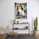 Bauhaus Cat Wall Covering