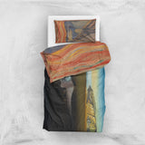 The Persistence of Memory &amp; The Scream Double-Sided Duvet Cover Set