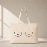 Boobs & Hearts Club Tote Bag