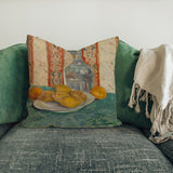 Carafe and Dish with Citrus Fruit Çift Taraflı Kırlent Kılıfı 2 Adet