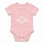 Daddy Is Right Zıbın — Pembe — ön görünüm