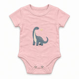 Dusty blue sauropod with a small star Zıbın — Pembe — ön görünüm