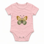 Butterfly with ochre and sage wings Zıbın — Pembe — ön görünüm