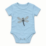 Dragonfly with muted blue wings Zıbın — Mavi — ön görünüm