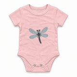 Dragonfly with muted blue wings Zıbın — Pembe — ön görünüm