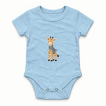 Giraffe in a blue scarf Zıbın — Mavi — ön görünüm