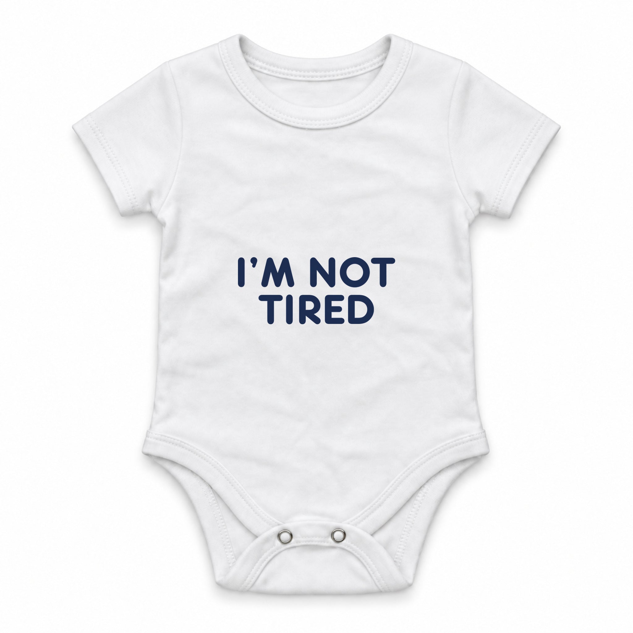 I’M NOT TIRED Zıbın — Beyaz — ön görünüm