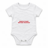 Remove Baby Before Washing Zıbın — Beyaz — ön görünüm