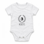 Minimal Months · 3 Zıbın — Beyaz — ön görünüm