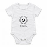 Minimal Months · 3 Zıbın — Beyaz — ön görünüm