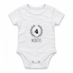 Minimal Months · 4 Zıbın — Beyaz — ön görünüm