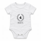 Minimal Months · 4 Zıbın — Beyaz — ön görünüm