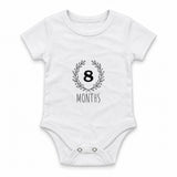 Minimal Months · 8 Zıbın — Beyaz — ön görünüm
