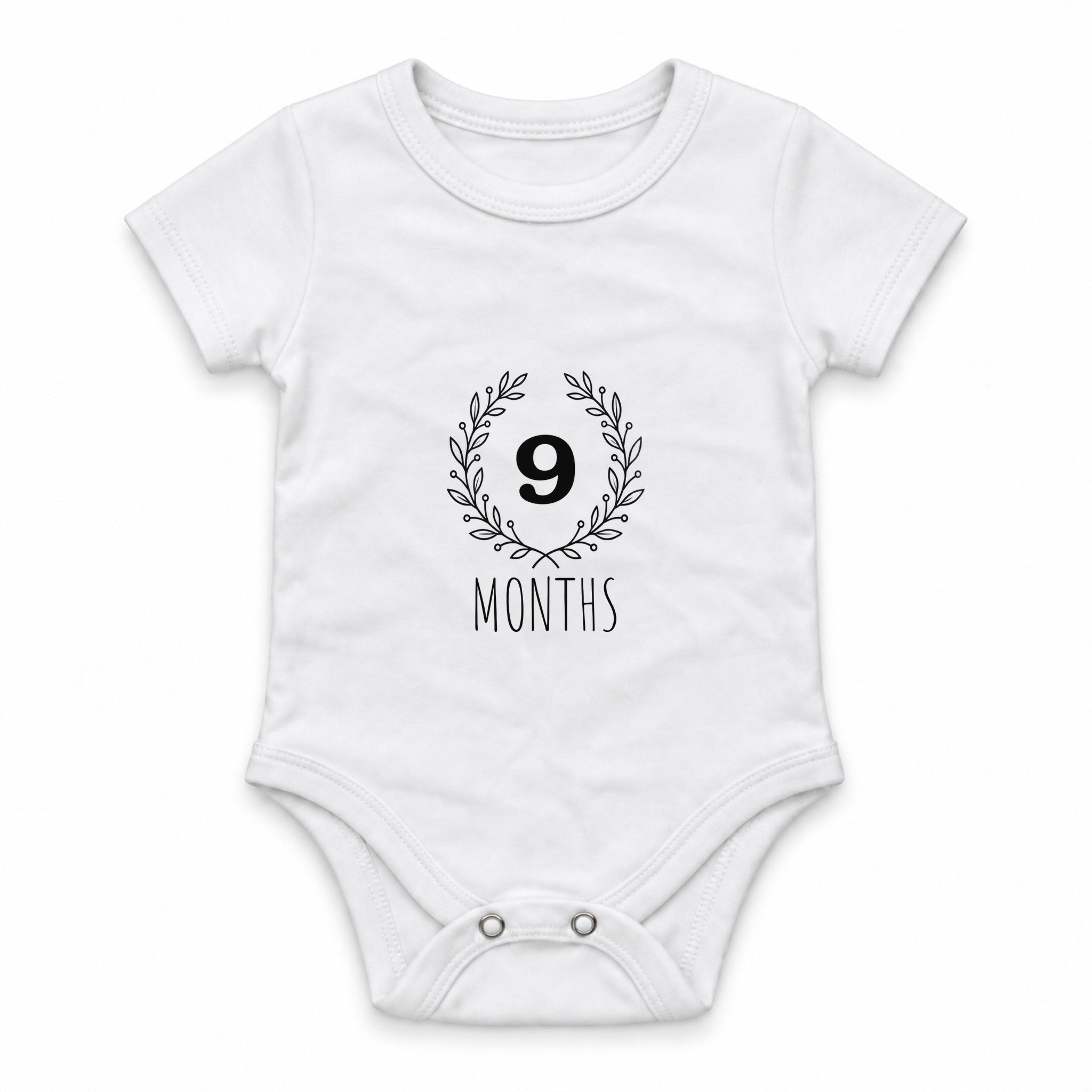 Minimal Months · 9 Zıbın — Beyaz — ön görünüm