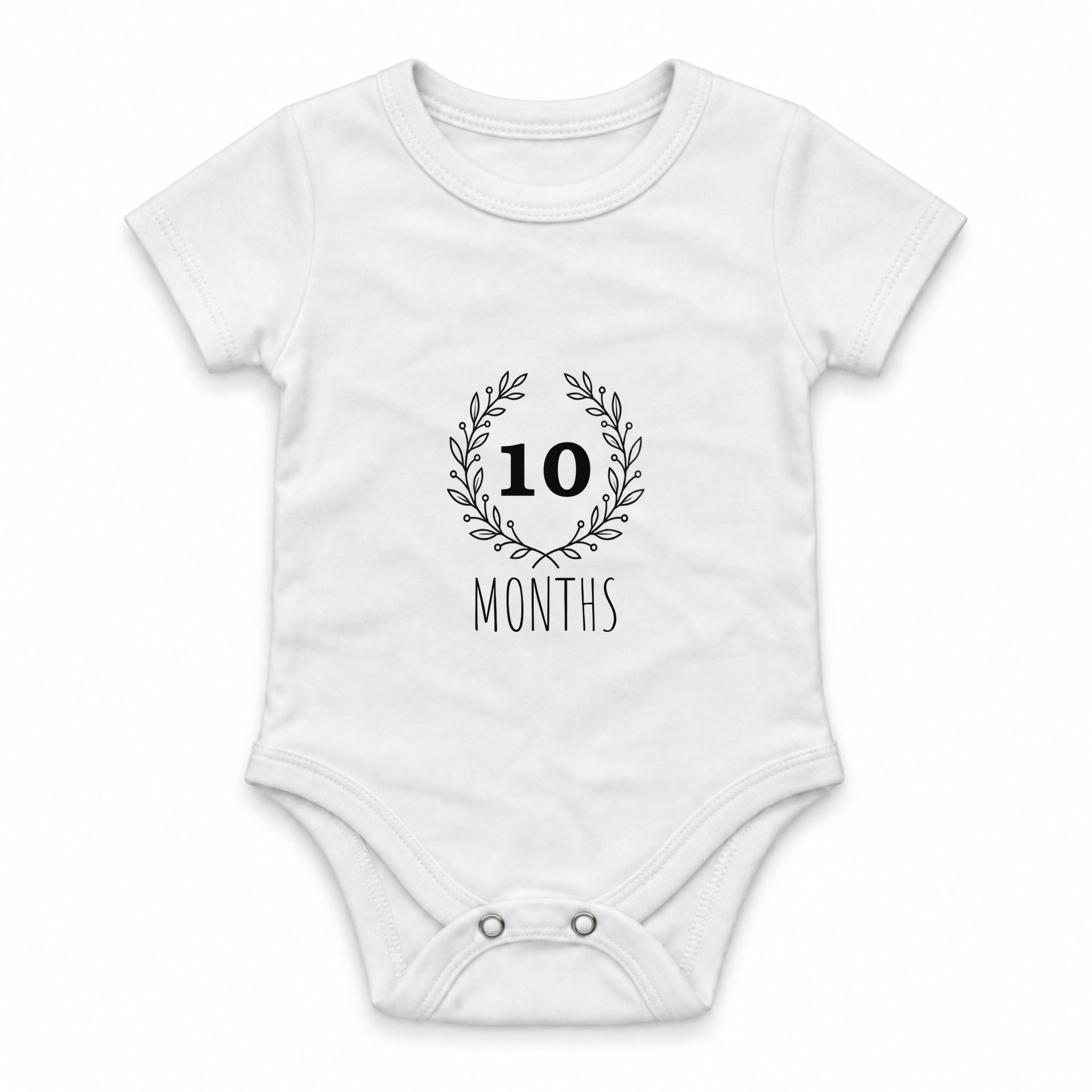 Minimal Months · 10 Zıbın — Beyaz — ön görünüm