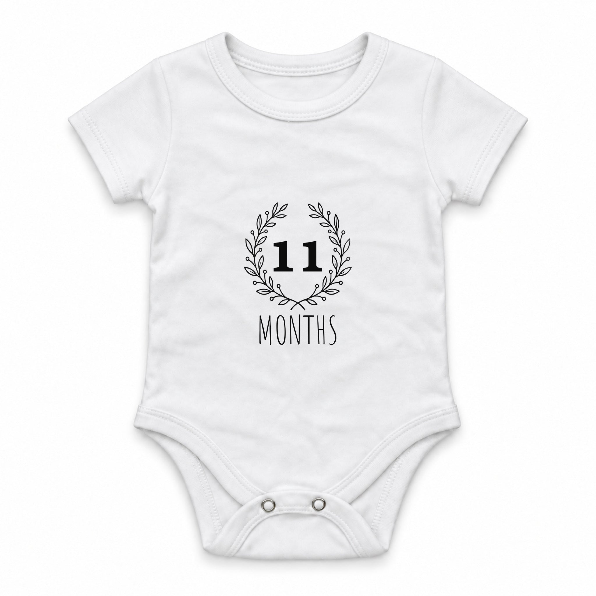 Minimal Months · 11 Zıbın — Beyaz — ön görünüm