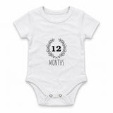 Minimal Months · 12 Zıbın — Beyaz — ön görünüm