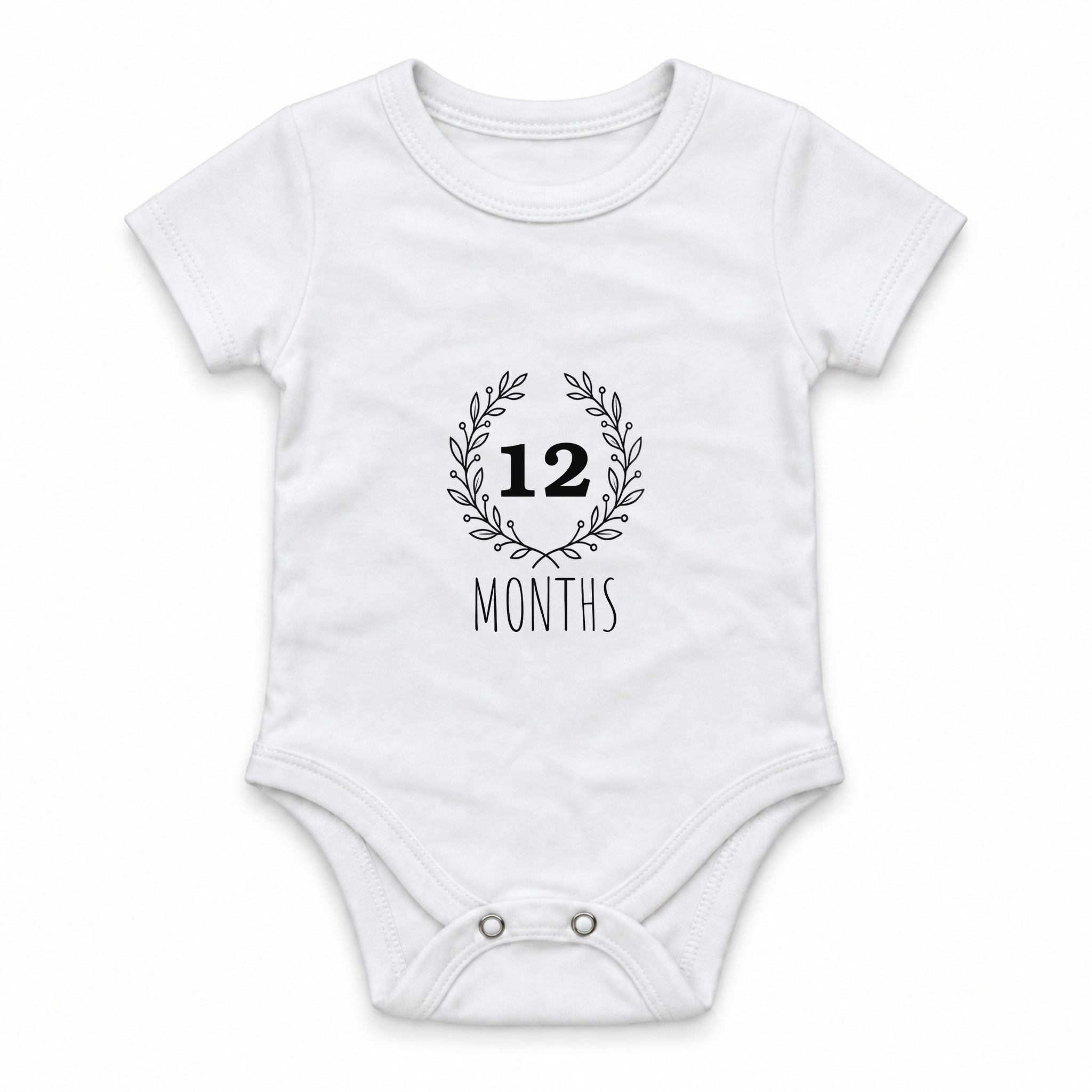 Minimal Months · 12 Zıbın — Beyaz — ön görünüm
