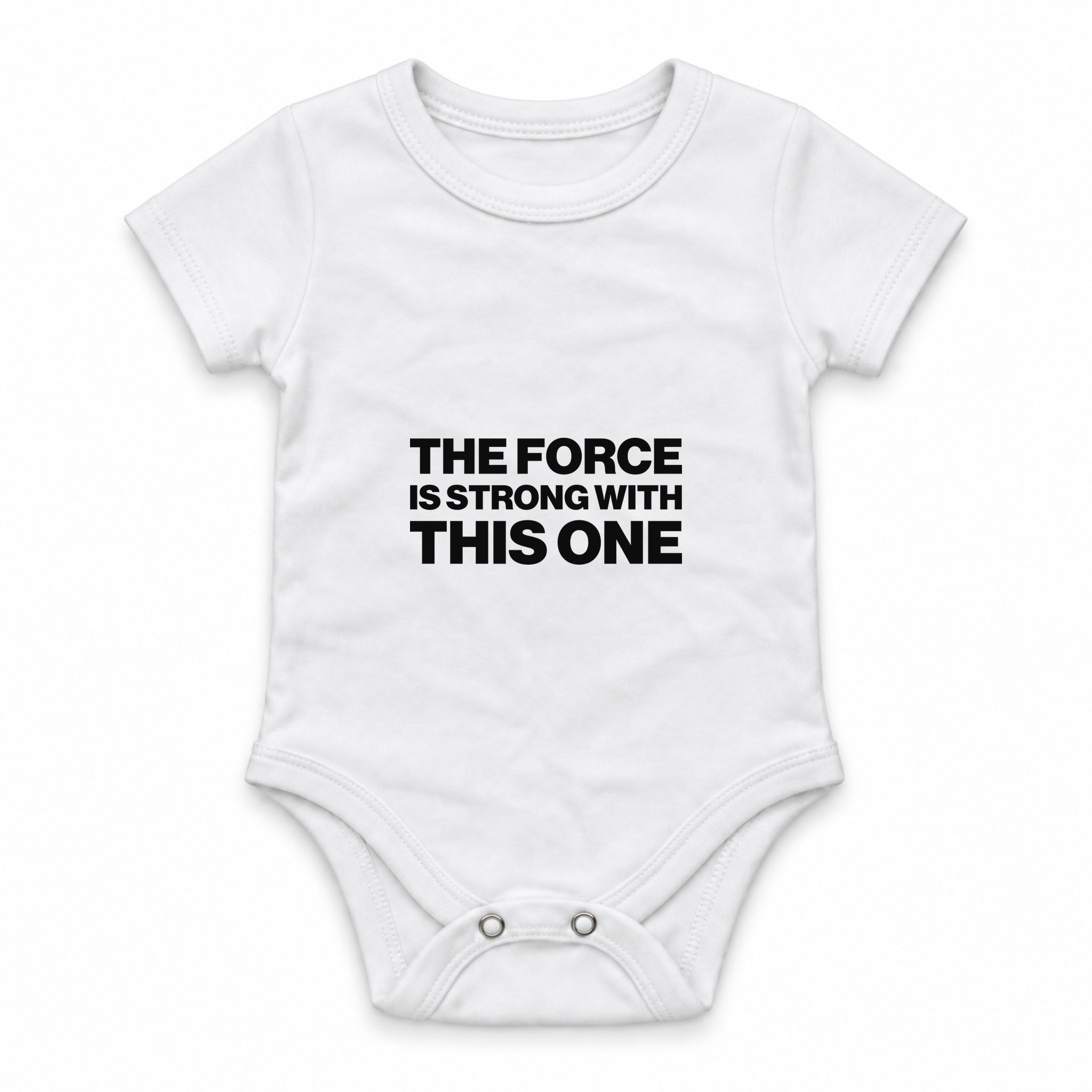 The Force Is Strong With This One Zıbın — Beyaz — ön görünüm