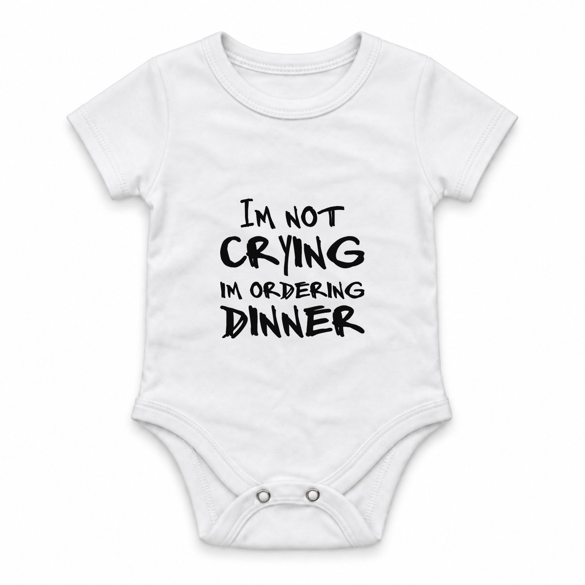 I’m Not Crying · I’m Ordering Dinner Zıbın — Beyaz — ön görünüm