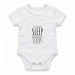 If I Don’t Sleep · Nobody Sleeps Zıbın — Beyaz — ön görünüm
