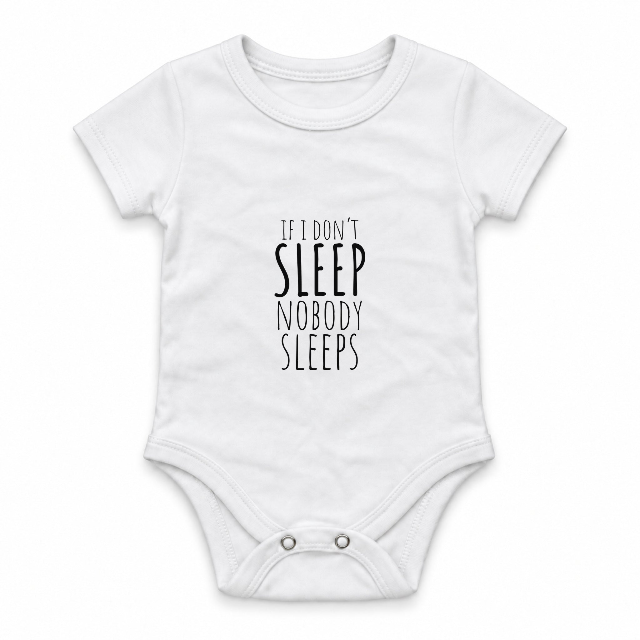 If I Don’t Sleep · Nobody Sleeps Zıbın — Beyaz — ön görünüm