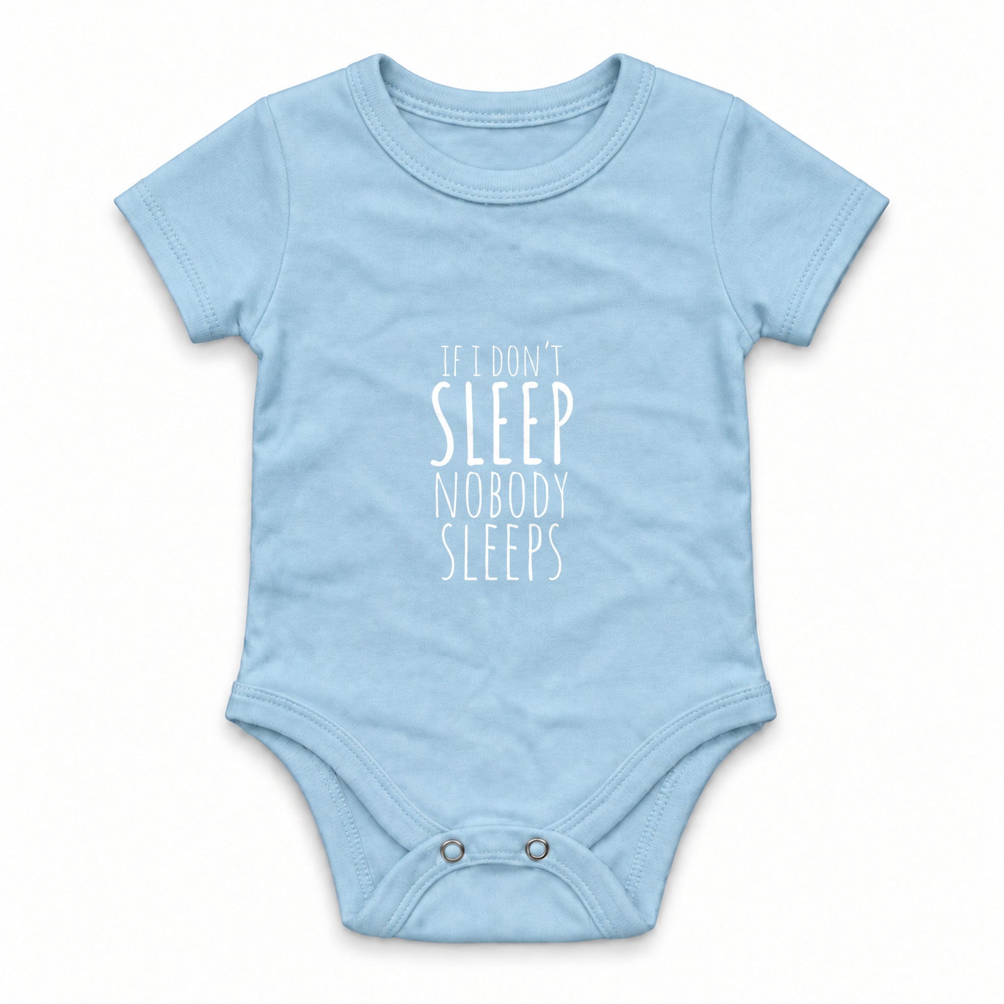 If I Don’t Sleep · Nobody Sleeps Zıbın — Mavi — ön görünüm