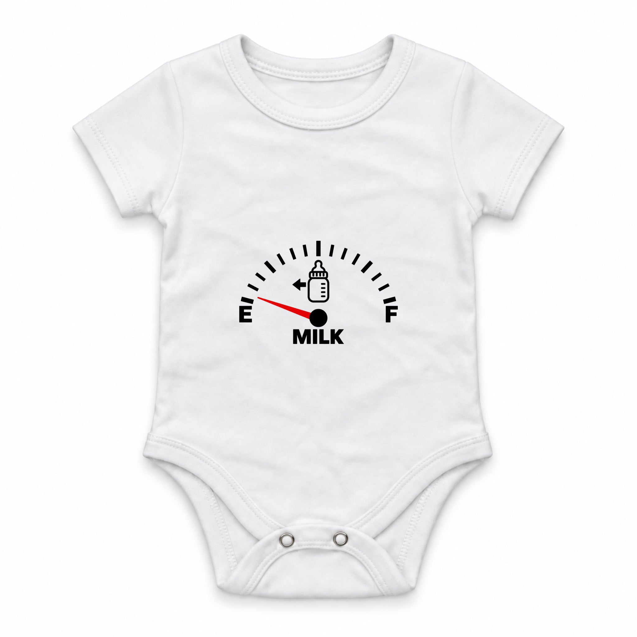 Milk Fuel Gauge Zıbın — Beyaz — ön görünüm