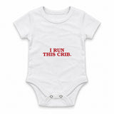 I Run This Crib Zıbın — Beyaz — ön görünüm
