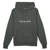 CENSORED Oversize Hoodie – Antrasit – ön görünüm