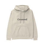 CENSORED Regular Hoodie – Krem – ön görünüm