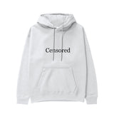 CENSORED Regular Hoodie – Beyaz – ön görünüm