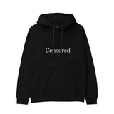 CENSORED Regular Hoodie – Siyah – ön görünüm