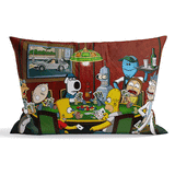 Champions League Poker 30cm x 50cm Çift Taraflı Kırlent Kılıfı