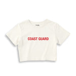 Coast Guard Crop Tişört - Ekru - Ön Görünüm
