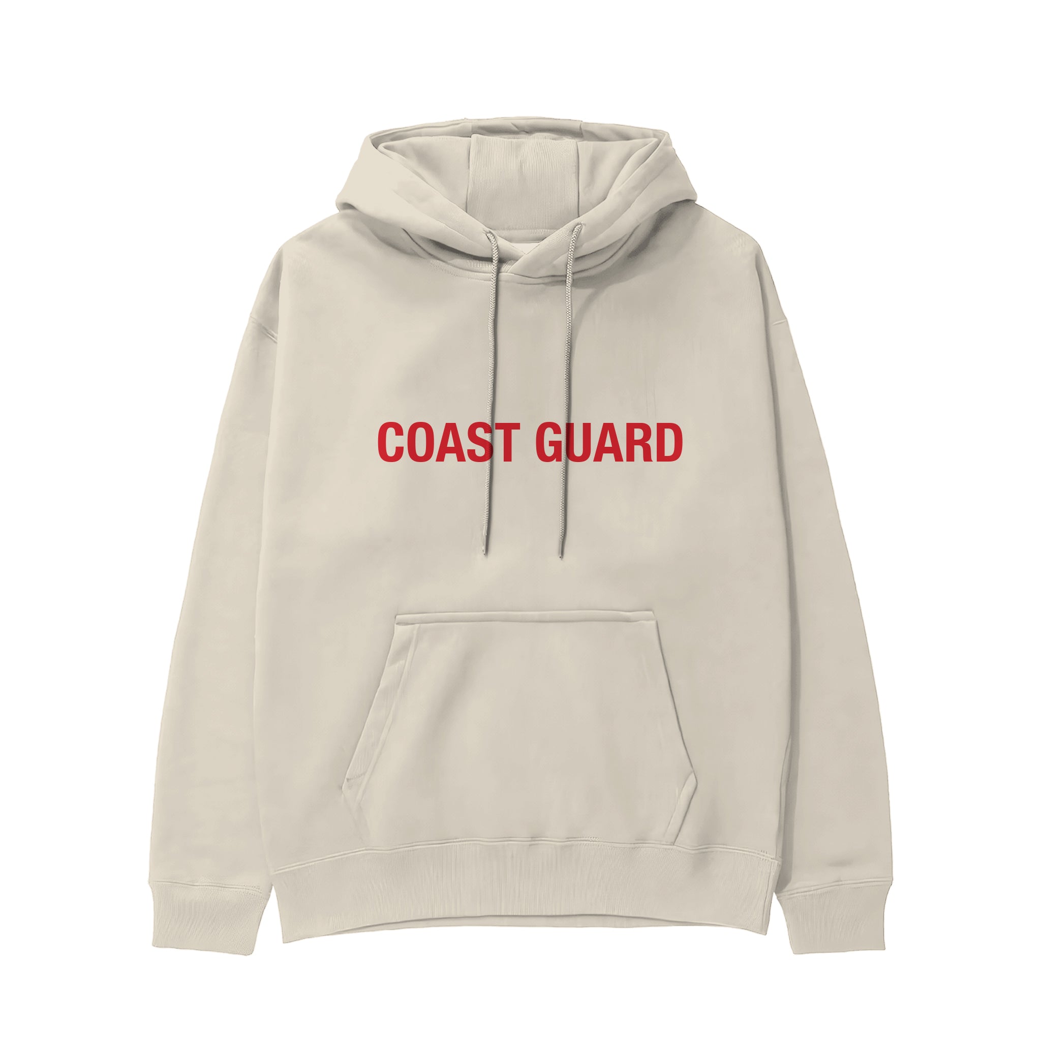 Coast Guard Hoodie - Krem - Ön Görünüm
