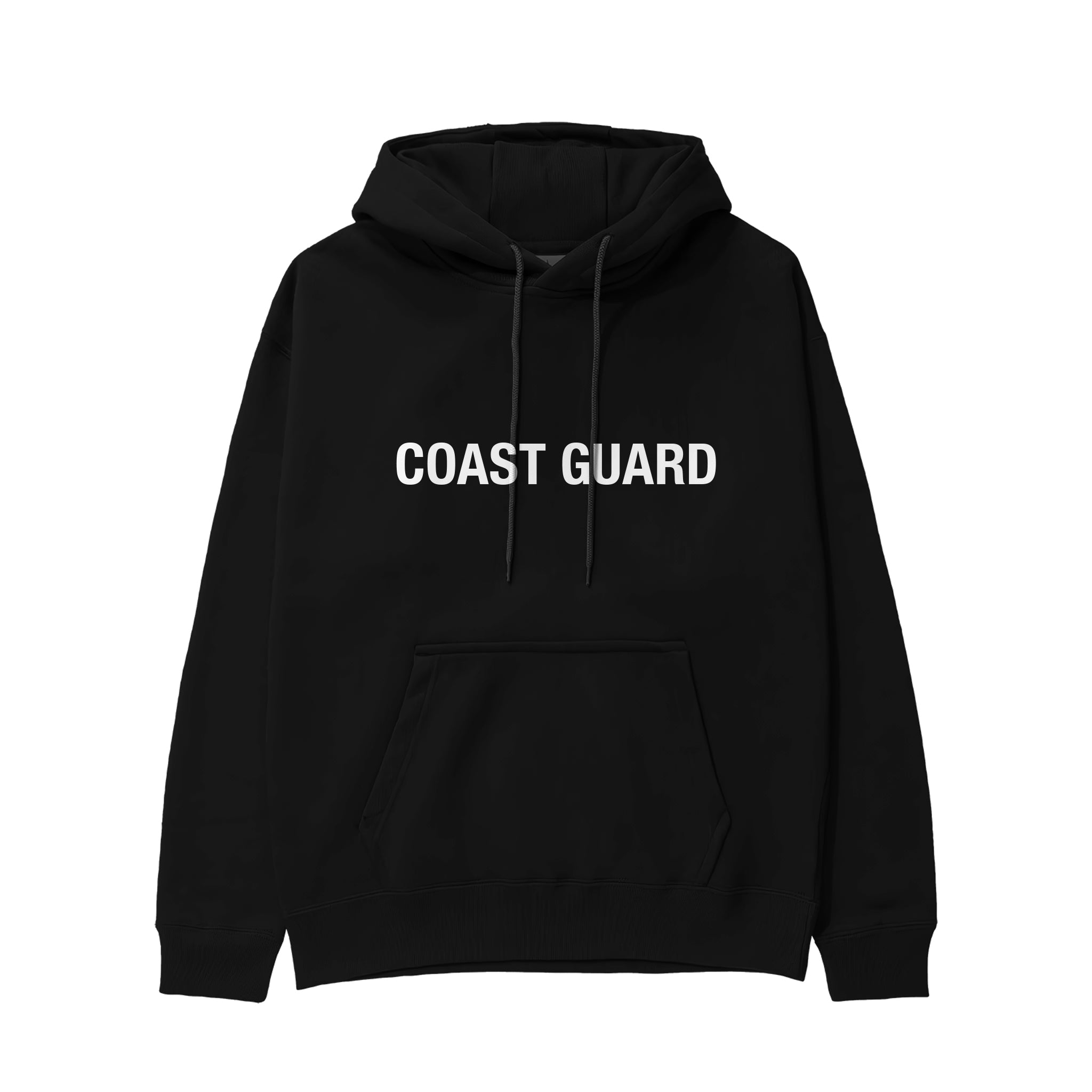Coast Guard Hoodie - Siyah - Ön Görünüm