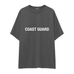 Coast Guard Oversize Tişört - Antrasit - Ön Görünüm